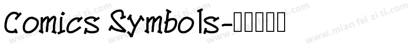Comics Symbols字体转换